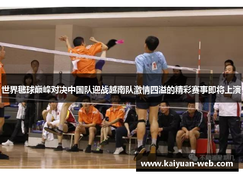 世界毽球巅峰对决中国队迎战越南队激情四溢的精彩赛事即将上演
